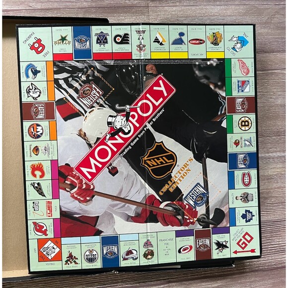 1999 NHL Eastern/Western Conference Collector's Edition Monopoly Game - Picture 2 of 5
